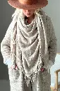 BYPIAS - Cardigan Wilona (beige)