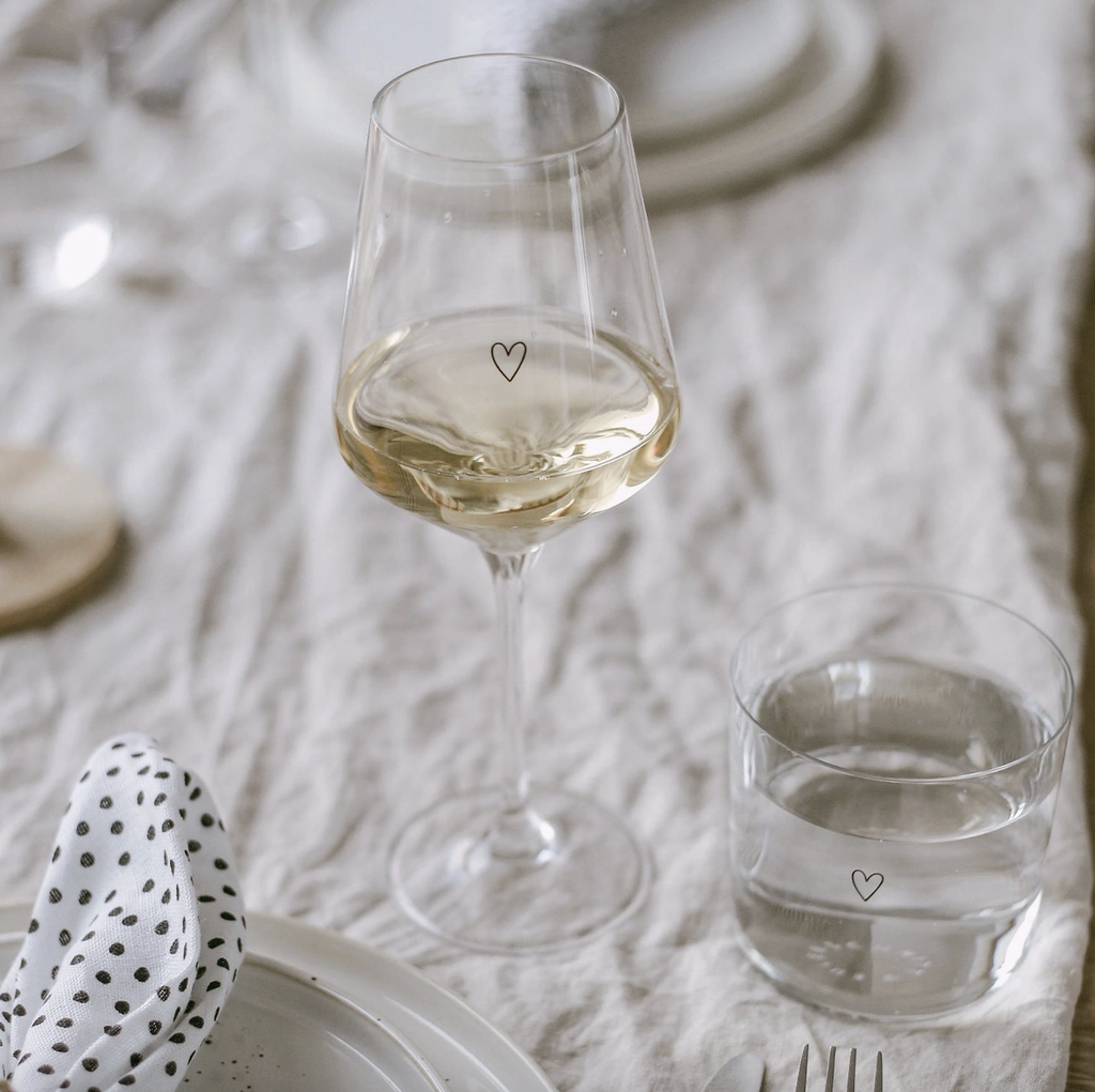 Verre à Vin Blanc - Coeur