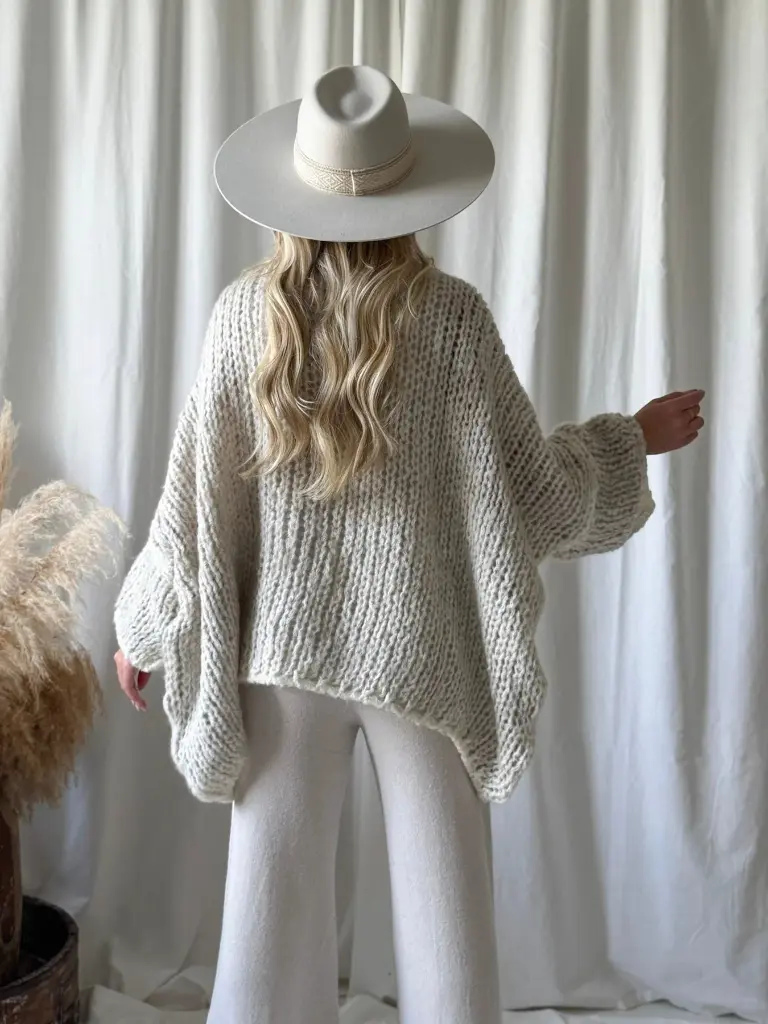 BYPIAS - Pull Boho Romance (beige)