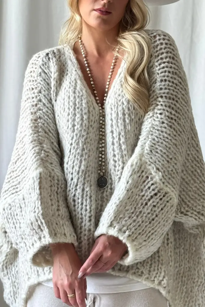 BYPIAS - Pull Boho Romance (beige)