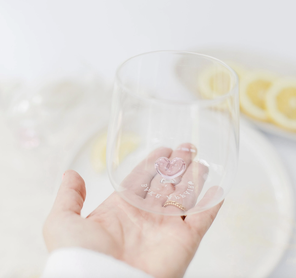 Verre à Eau - Coeur
