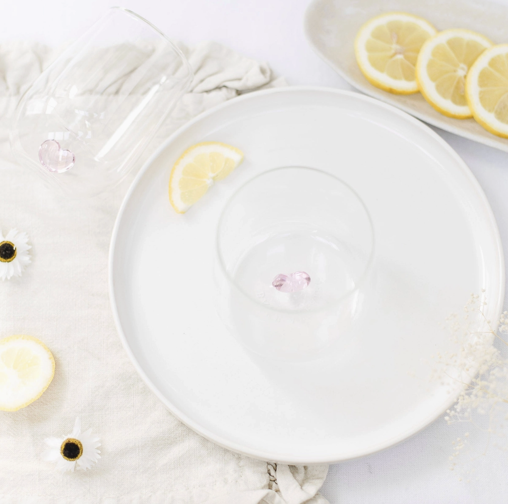 Verre à Eau - Coeur