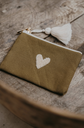 Porte-Monnaie Coeur - Olive