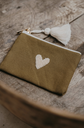 Porte-Monnaie Coeur - Taupe