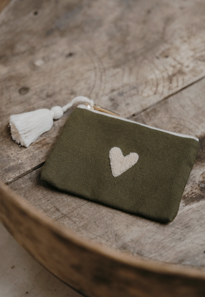Porte-Monnaie Coeur - Vert