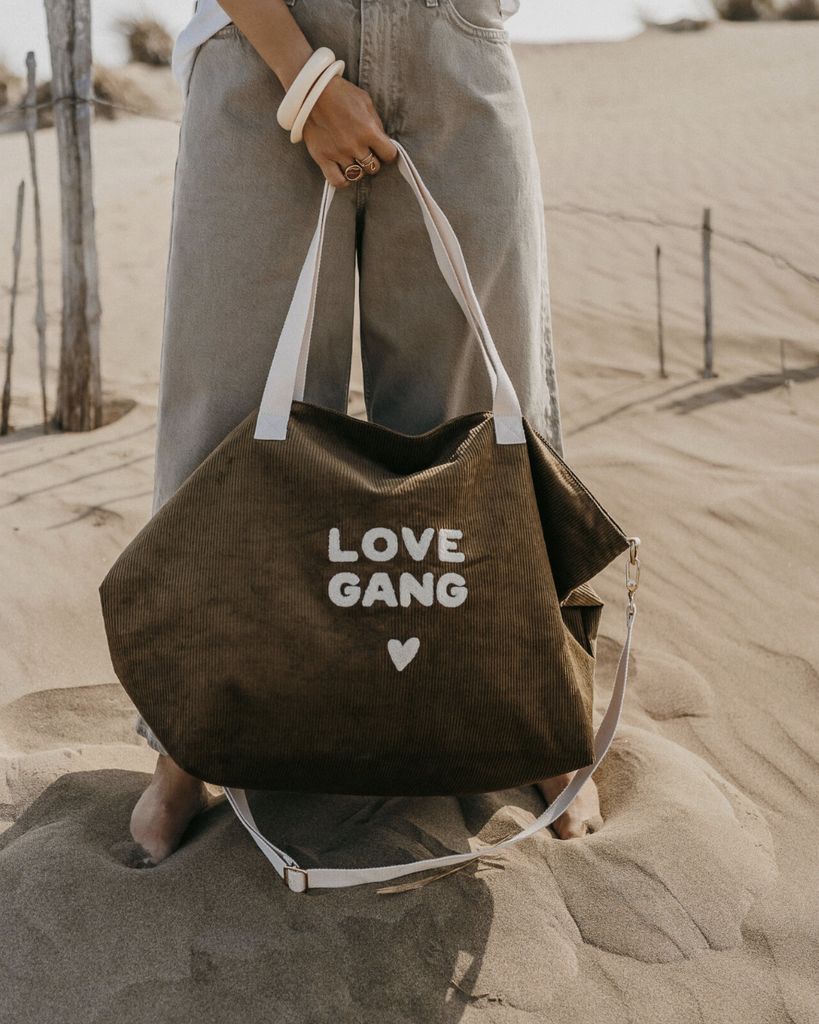 Cabas Velour - Love Gang