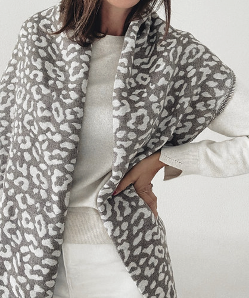 MANIDOU - Écharpe Leo - Taupe