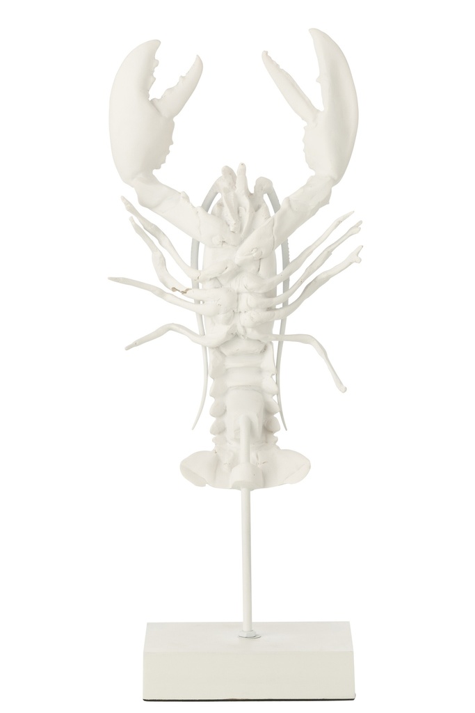 Homard Sur Socle - Blanc