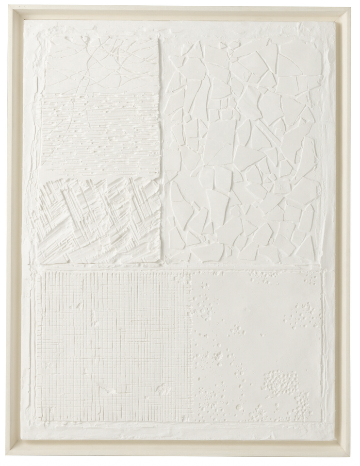 Tableau en Plâtre - Blanc