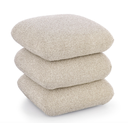 Pouf 3 Coussins - Beige