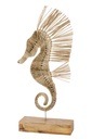 Hippocampe sur Socle - Herbe Naturelle (grand)