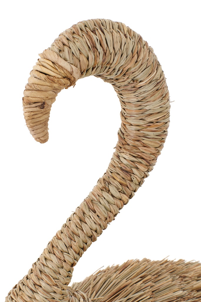 Flamant Rose - Herbe Naturelle (grand)