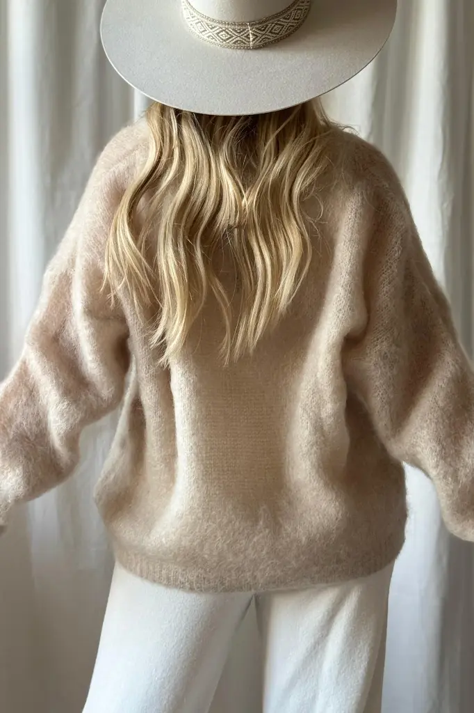 BYPIAS - Cardigan Coziness (beige)