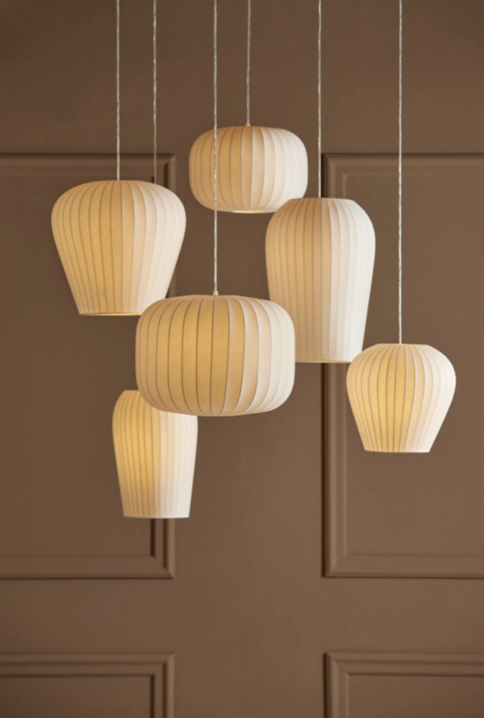 Suspension Ø31x46 cm Xela blanc