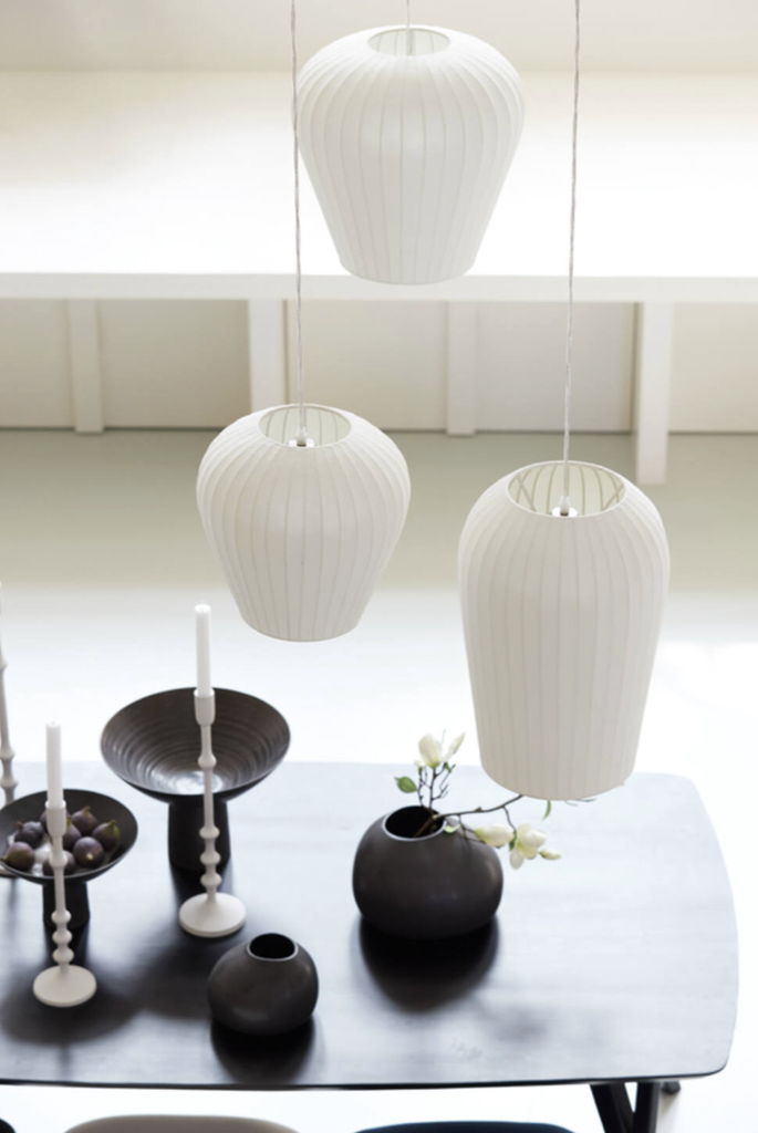 Suspension Ø31x46 cm Xela blanc