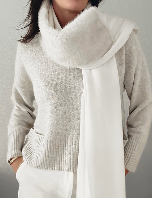 MANIDOU - Écharpe Inuit - Panna