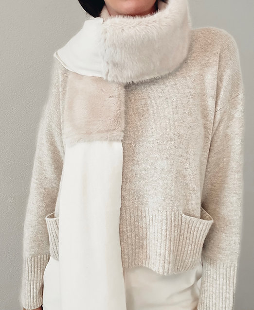 MANIDOU - Écharpe Inuit - Panna