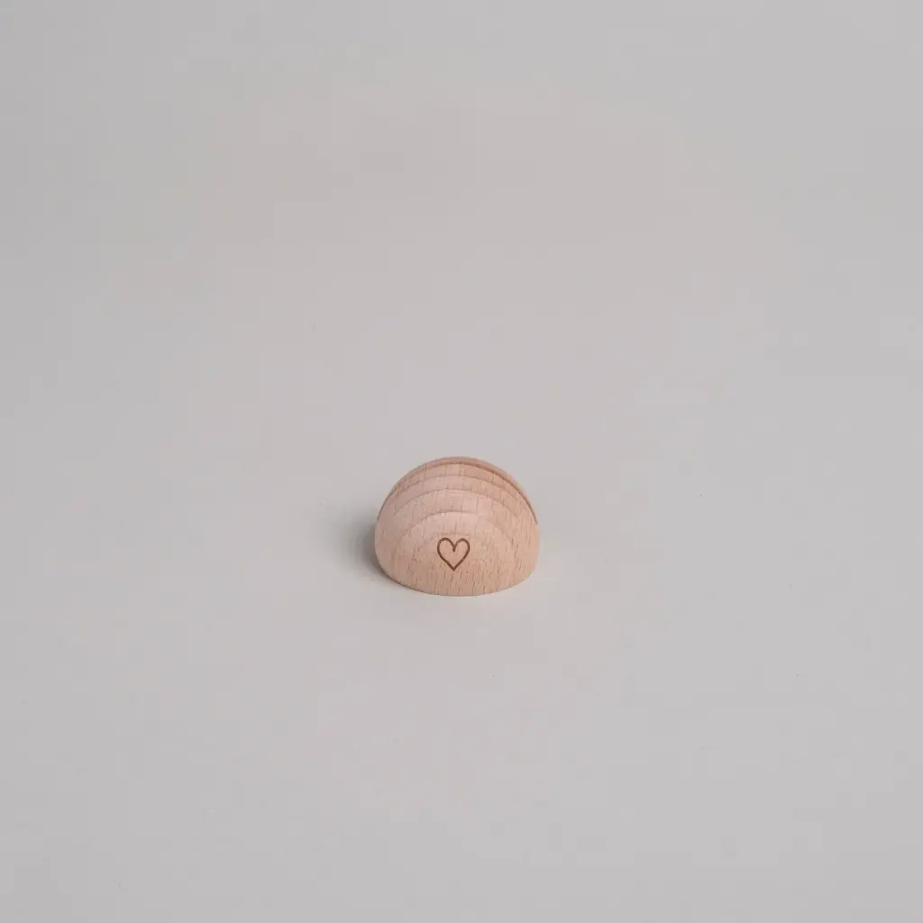 Porte-Carte Rond - Coeur