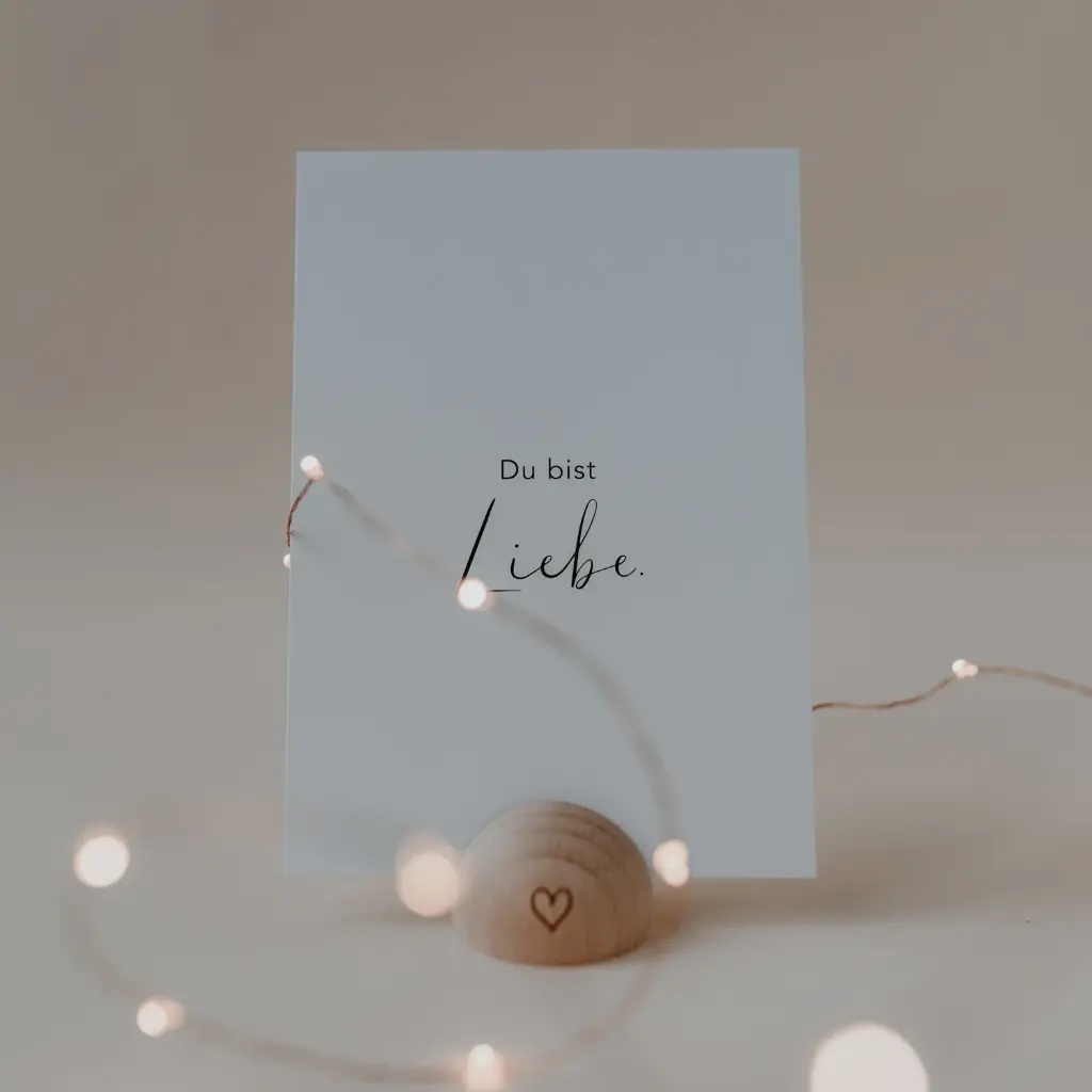 Porte-Carte Rond - Coeur