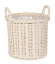 Corbeille en Rotin - Randy (blanchie)