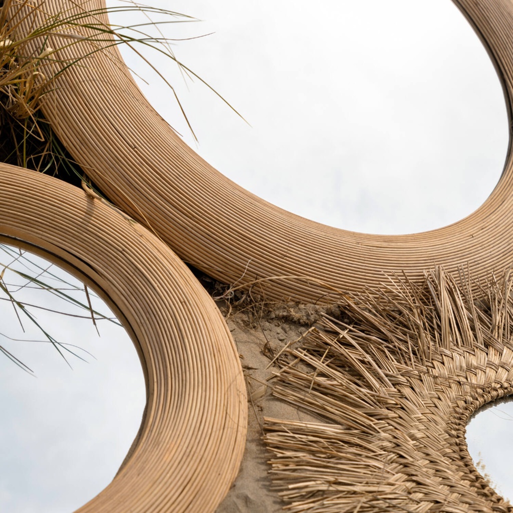 Miroir en Rotin - Piedre