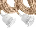 Lampe Suspension - Corde (5 douilles)
