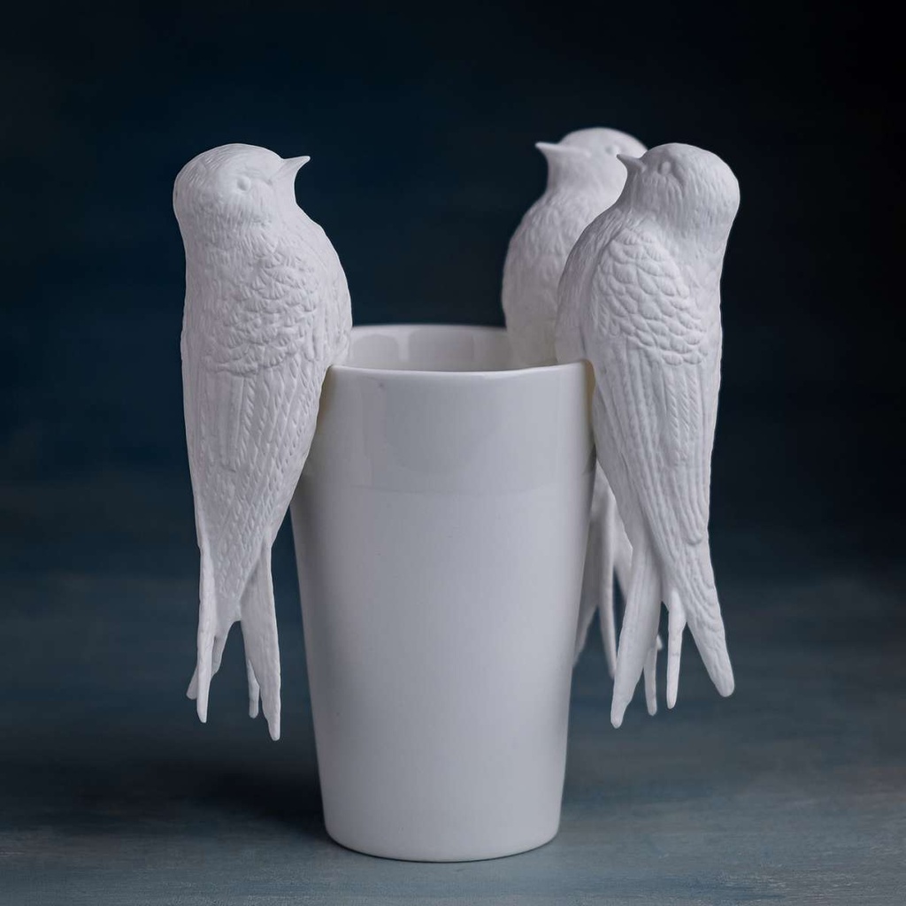 Oiseau en Porcelaine - Ion 