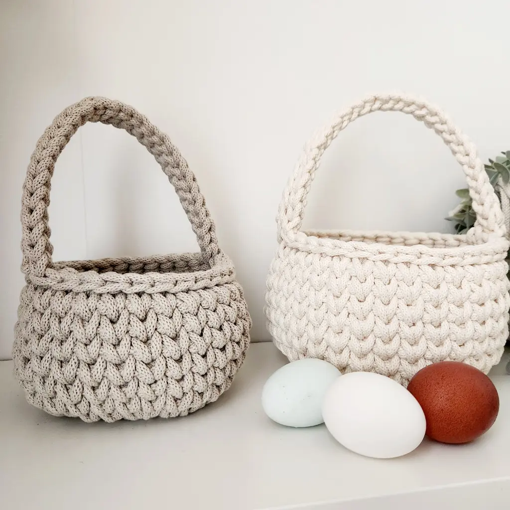 Panier de Pâques - Crochet 