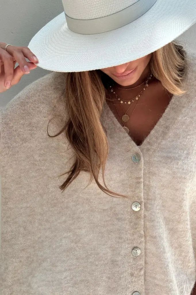 BYPIAS - Cardigan Isadora(beige)