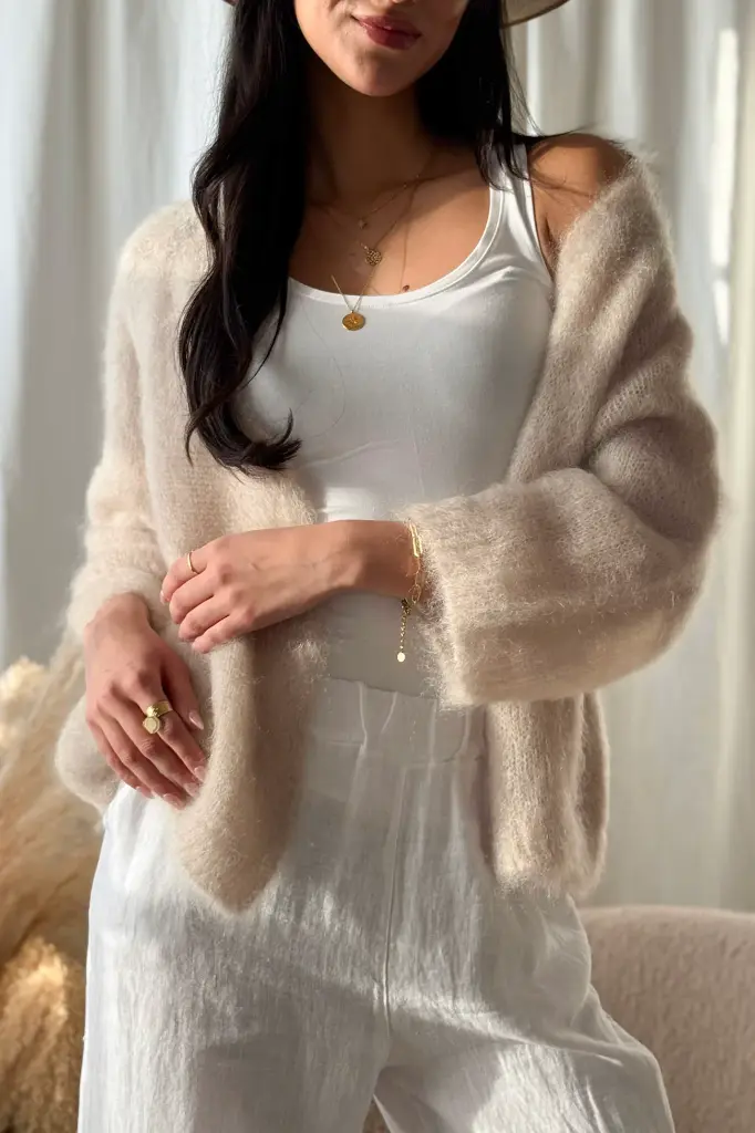 BYPPIAS - Cardigan Soft Life (beige)