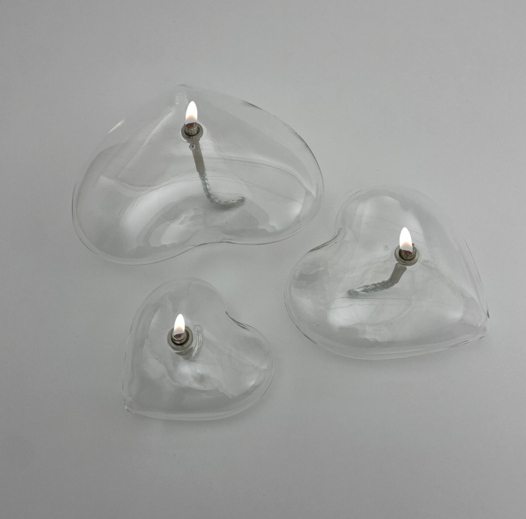 Lampe à Huile - Coeur