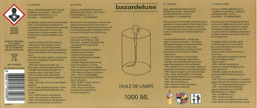 Huile de Paraffine - 1L