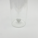 Carafe à Eau - Coeur Blanc
