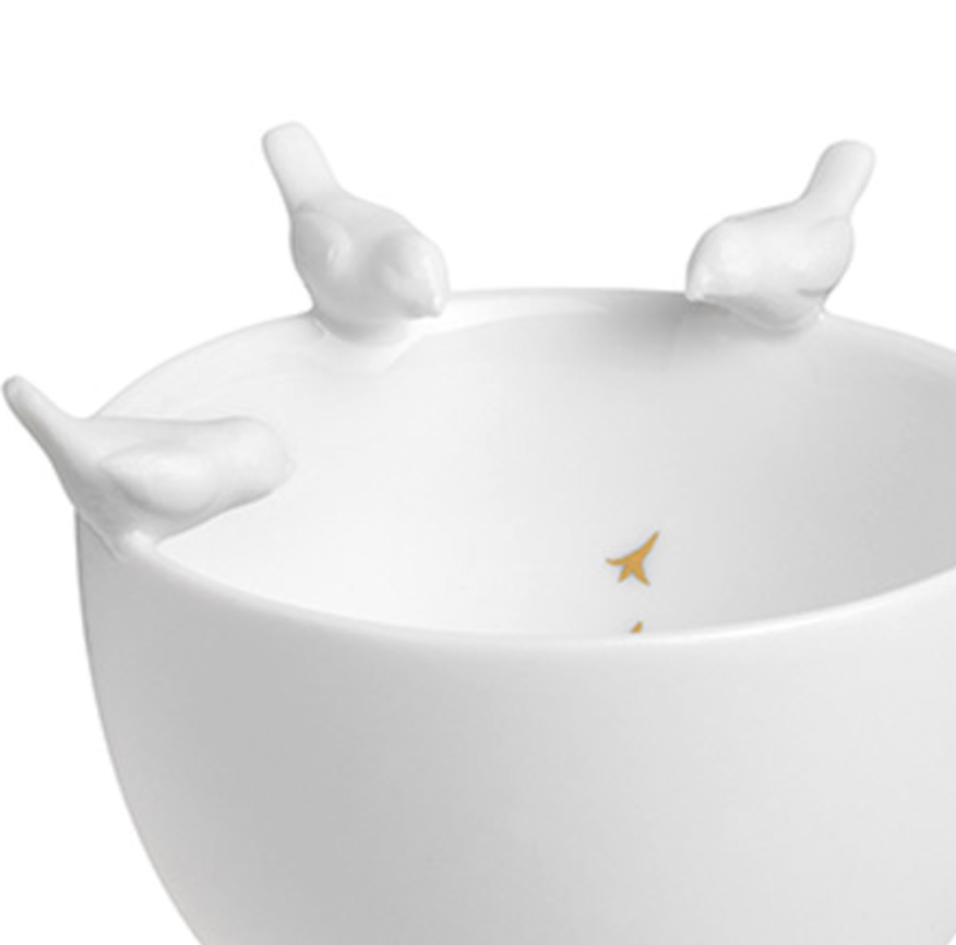 Bol en Porcelaine - Oiseau