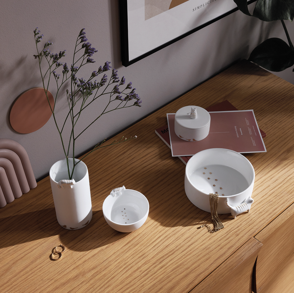 Vase en Porcelaine - Oiseau