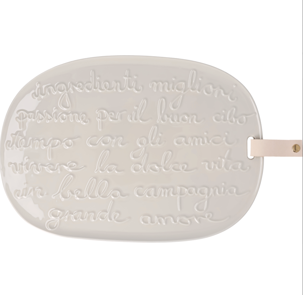 Plateau en Porcelaine - Dolce Vita