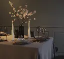 Bougie LED Blanc - Cône 