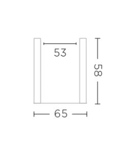 Jardinière Logan Hexagon Small - G659-NAT