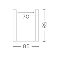Jardinière Logan Hexagon Large - G660-NAT
