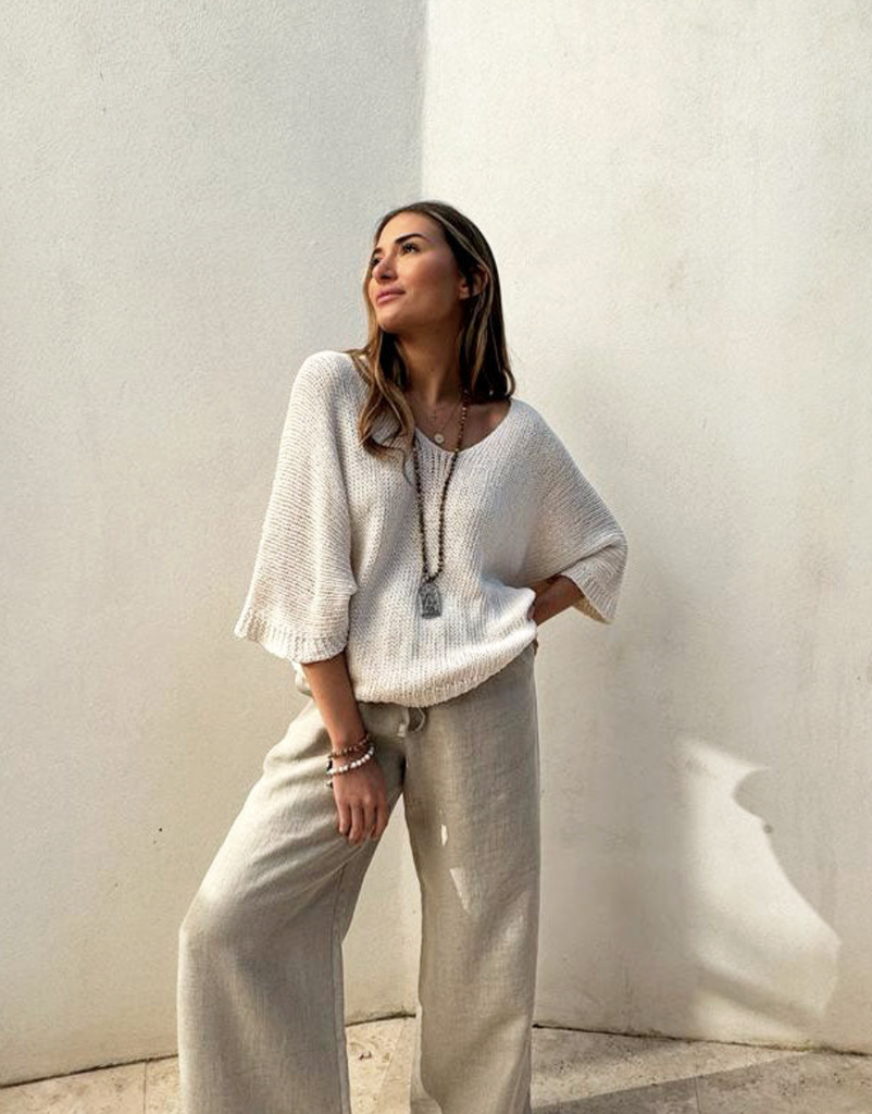 BYPIAS - Pull Deia (off white)