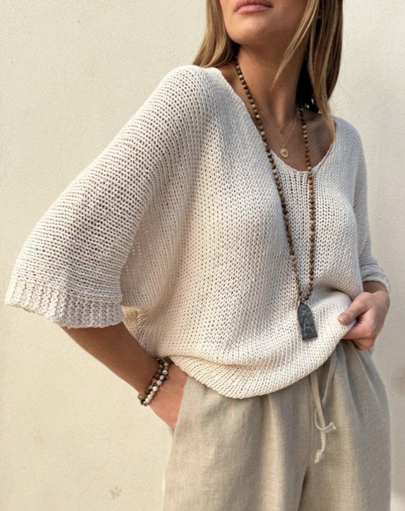 BYPIAS - Pull Deia (off white)