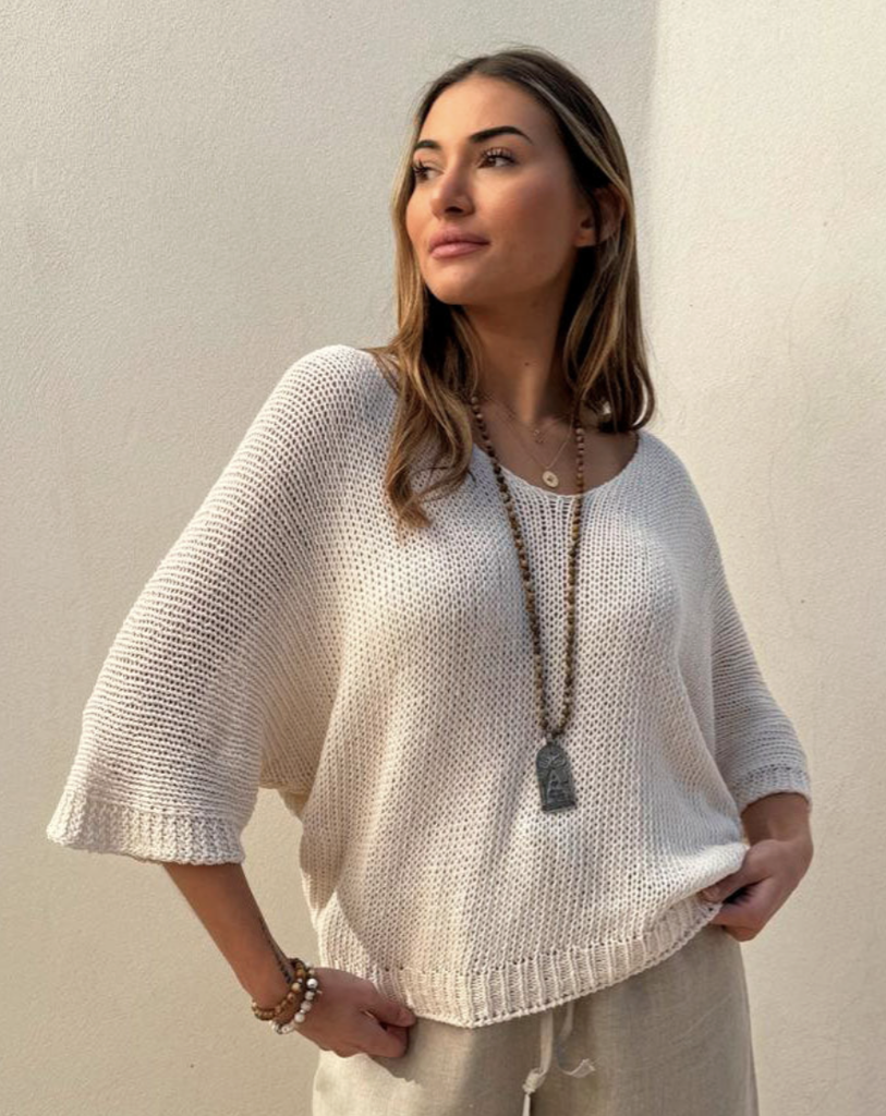 BYPIAS - Pull Deia (off white)