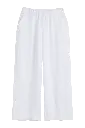 BYPIAS - Pantalon en Lin Blanc - Paloma