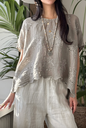 BYPIAS - Blouse Delphie (taupe)