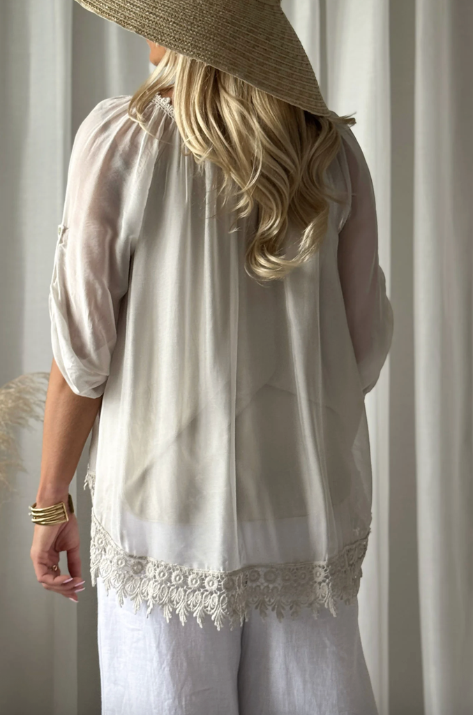 BYPIAS - Blouse Marlana (beige)