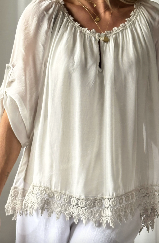 BYPIAS - Blouse Marlana (beige)