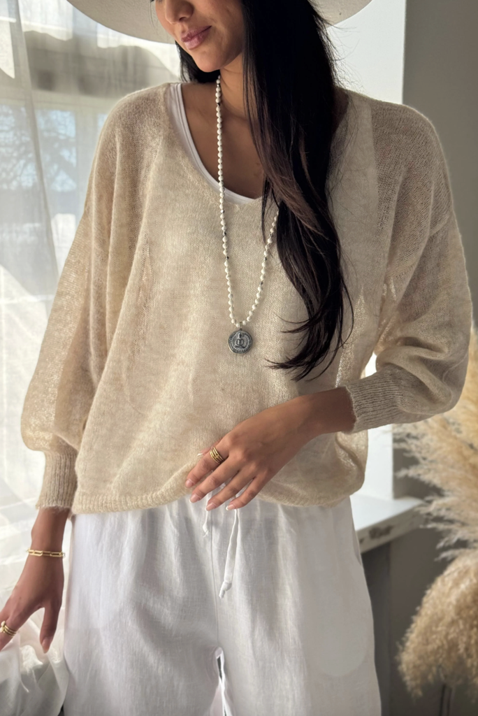 BYPIAS - Pull Amélie (beige)
