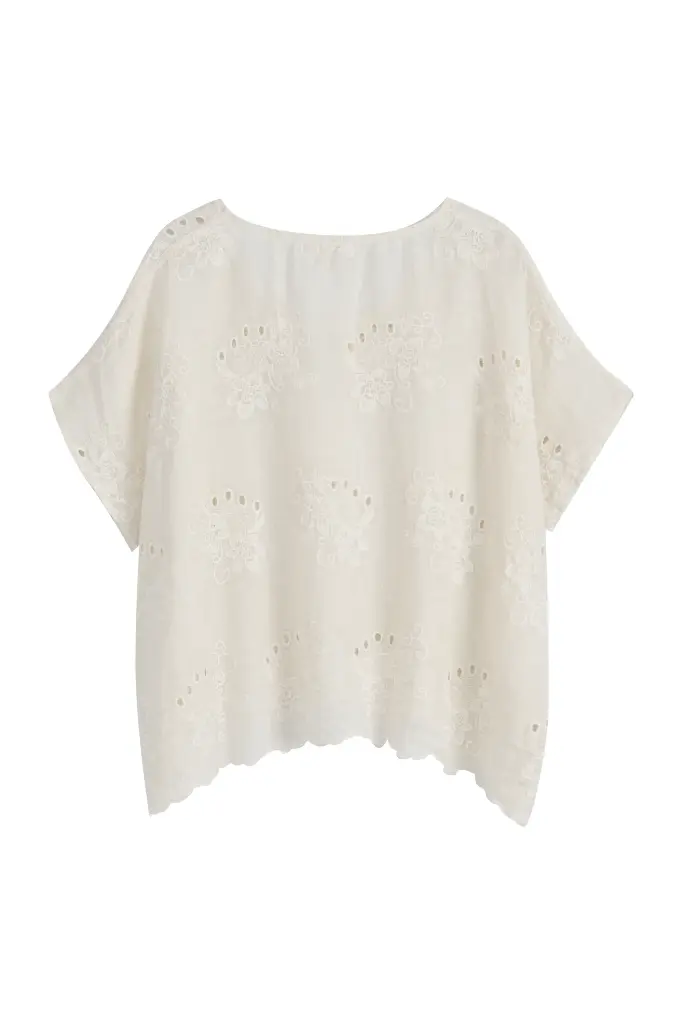 BYPIAS - Blouse Delphie (vanille)