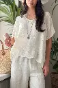 BYPIAS - Blouse Delphie (vanille)
