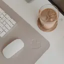 Sous-Main - Coeur (beige)